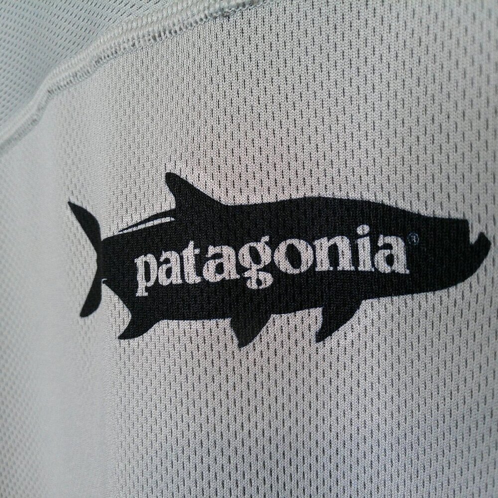 Patagonia fly fishing pro breathable shirt like new rare piece Tarpon logo - Picture 3 of 3